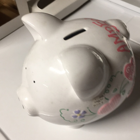 Amberlyn enscribed piggy bank - Picture 1 of 2
